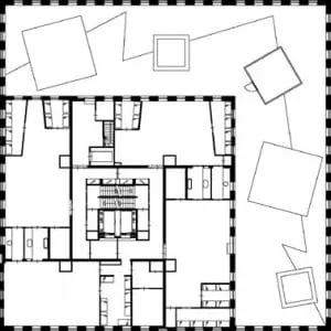 Tekening 3e verdieping