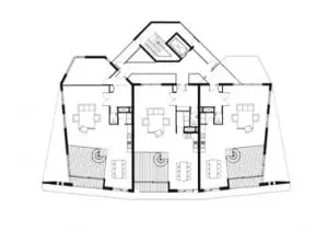 Tekening tallhouse 7e verdieping
