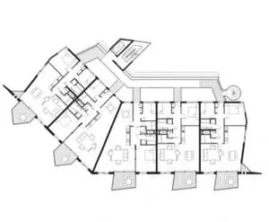 Tekening longhouse 2e verdieping