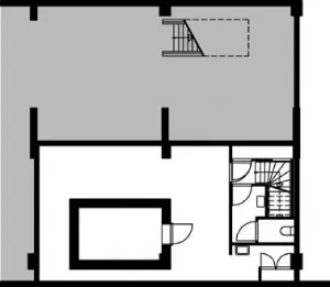 Tekening kelder Rotterdam