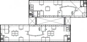 Tekening tweede verdieping