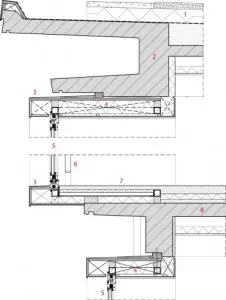 14 Verticale doorsnede gevel 1:25