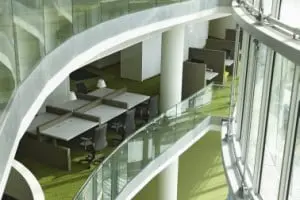 5 Proefopstelling gezamenlijke werkplekken aan vide