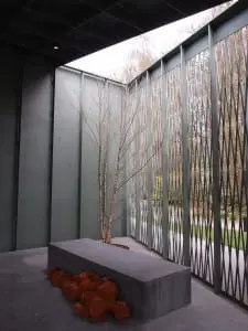 Het huis in beeldenpark Middelheim Antwerpen- Robbrecht en Daem architecten. Foto Jacqueline Knudsen