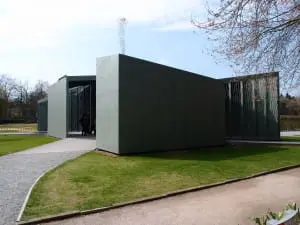 Het huis in beeldenpark Middelheim Antwerpen- Robbrecht en Daem architecten. Foto Jacqueline Knudsen