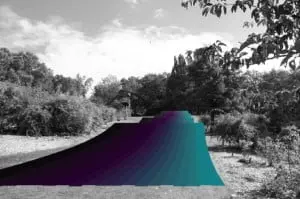 Cascade van Bamboe en hennep door Ernst van der Hoeven