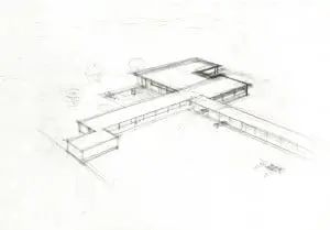 Ontwerp 1930 Mies van der Rohe, foto Museum of Modern Art, New York