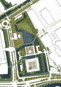 LOLA landscape architects, Het winnend prijsvraagontwerp van Naturalispark in Leiden