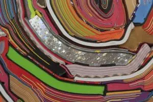 Francois du Plessis, detail 'Dinner for one, 2013, cut books, 60cm_MG_4717