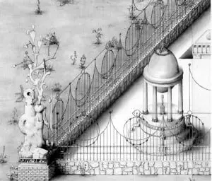 Paul Noble - Ye old ruin - detail 