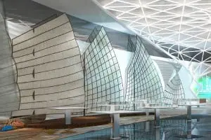 ARX heeft, in samenwerking met haar Chinese partnerbureaus Shenzen Art en One Touch Design, de prijsvraag gewonnen voor het interieurontwerp van de Oriental Fishermans Wharf (architect Perkins & Will). Dit complex van 200.000 m2, met o.a. kantoren, een hoteltoren en winkels, wordt momenteel gebouwd aan de Huangpu rivier in het Yangpu district in Shanghai. In het ontwerp voor de ontvangstruimte laat Alfonso Wolbert een traditionele vissersjonk transformeren tot een abstracte spiraalvorm.
