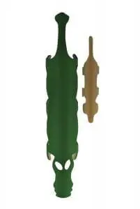 Krokodil en Teckel van Yksi Ontwerp.