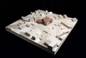 Presentatiemaquette van Mecanoo voor Dudley Municipal Center, Boston, USA.