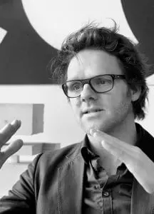 Marnix van der Meer: 'De essentie van ons driemanschap is de zakelijke en creatieve kant van het vak combineren tot een uitgebalanceerd geheel waar we energie van krijgen.' Foto: Mirjam van der Hoek