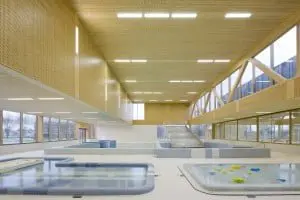 7. De Geusselt in Maastricht is een combinatie van verschillende binnenbaden en een buitenbad. Foto: Marcel van Burg