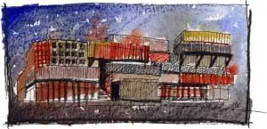 Ontwerpschetsen Marlies Rohmer 1998