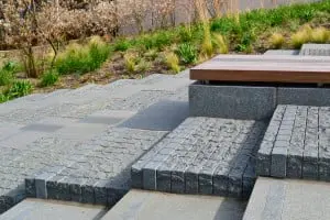 De trappen bij het World Forum in Den Haag, ontwerp DS landschapsarchitecten