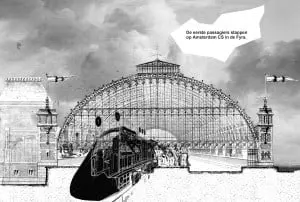 1. Tekening uit de serie Waanzinne Fyra