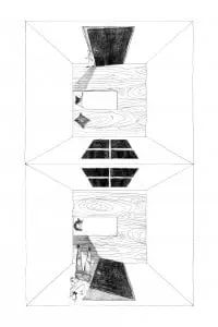 5. Slaapkamer uit het verhaal 'Liminal: the Little Man' van Lydia Davis