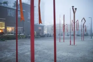 7. BELLEN is een installatie op het Strijp-S terrein in Eindhoven