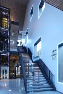 Trappenhuis Grenswerk in Venlo. Foto Allard van der Hoek