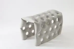 Studio Remy &  Veenhuizen, Soft Moulding: betonnen bankje voor Nijntjeshuis. Foto Centraal Museum Utrecht / Adriaan van Dam