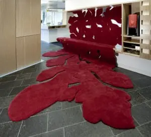 Remy & Veenhuizen - interieur Raad voor de Kinderbescherming Zwolle - vloerkleed