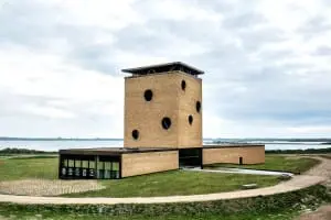 Het inspiratiecentrum Grevelingen op de Brouwersdam • Foto Adri Padmos.