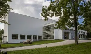 Alvar Aalto Library Vyborg exterior after restoration