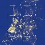 Verlichte postzegels door Daan Roosegaarde