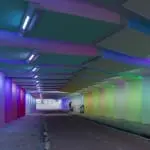 Zutphen spoortunnel lichtkunst Herman Kuijer