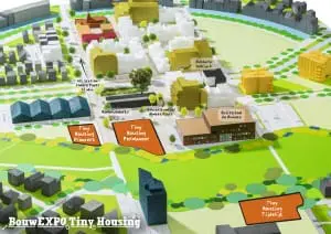 Tiny Houses Almere Homeruskwartier, drie locaties