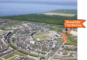 Homeruskwartier, Almere. Luchtfoto uit prijsvraagreglement, door Top.shot.nl. 