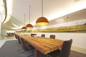 Vergaderruimte in het fort