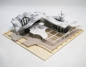 Materiaal- en constructiemaquette 1:100