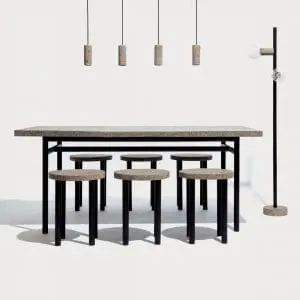 De Dutch Design Award voor Best Talent
ging naar Tom van Soest voor StoneCycling,
een project waarbij nieuwe bakstenen en
meubels worden gemaakt van bouwpuin.