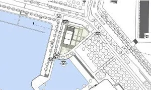 Locatie nieuw paviljoen Van Eesteren, ontwerp Korteknie Stuhlmacher