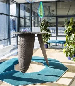 In kantoor The Base bij Schiphol heeft Enrichers 3 proefopstellingen ingericht