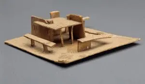 Maquette uit 1955 van het expositiepaviljoen voor sculptuur, Park Sonsbeek in Arnhem. Foto Centraal Museum Utrecht 