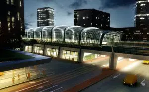 Station-Noord-Zuidlijn. Benthem Crouwel
