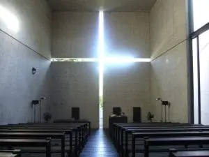 Church of the Light, Osaka, Japan (1989).
Architect: Tadao Ando