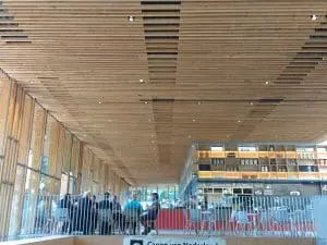 Entree ontworpen door Mecanoo