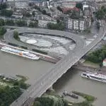 Blauwe Golven van boven gezien