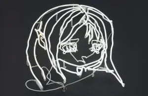 Pierre Huyghe and Philippe Parreno, Skin of light, 2001. Collectie Van Abbemuseum, foto Peter Cox