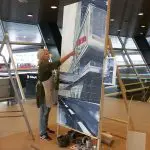 Pauline van Buringen aan het werk