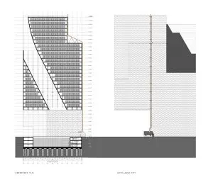 Doorsnede en gevelfragment