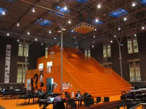 Gebouw Bouwkunde TU Delft, verlichting nieuwbouw serres, 2010