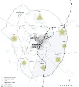 Amman met vluchtelingenkampen