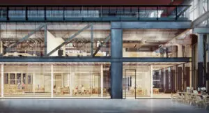 De LochHal, een ontwerp van Civic architects, Braaksma& Roos en Inside Outside, wordt eind 2018 opgeleverd • Beelden LocHal 3Dstudio Prins. 