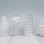 3D betonprinte Vazen door Witteveen en Bos